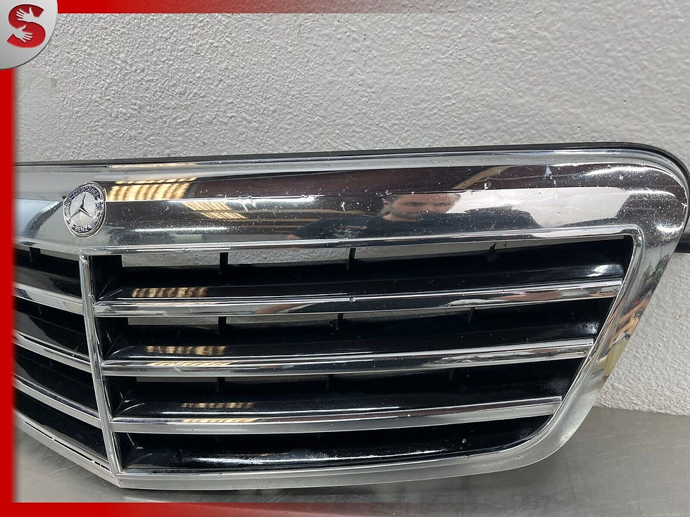 Thumbnail: 10-13 MERCEDES W212 E350 E550 FRONT RADIATOR GRILLE GRILL PANEL COVER CHROME OEM