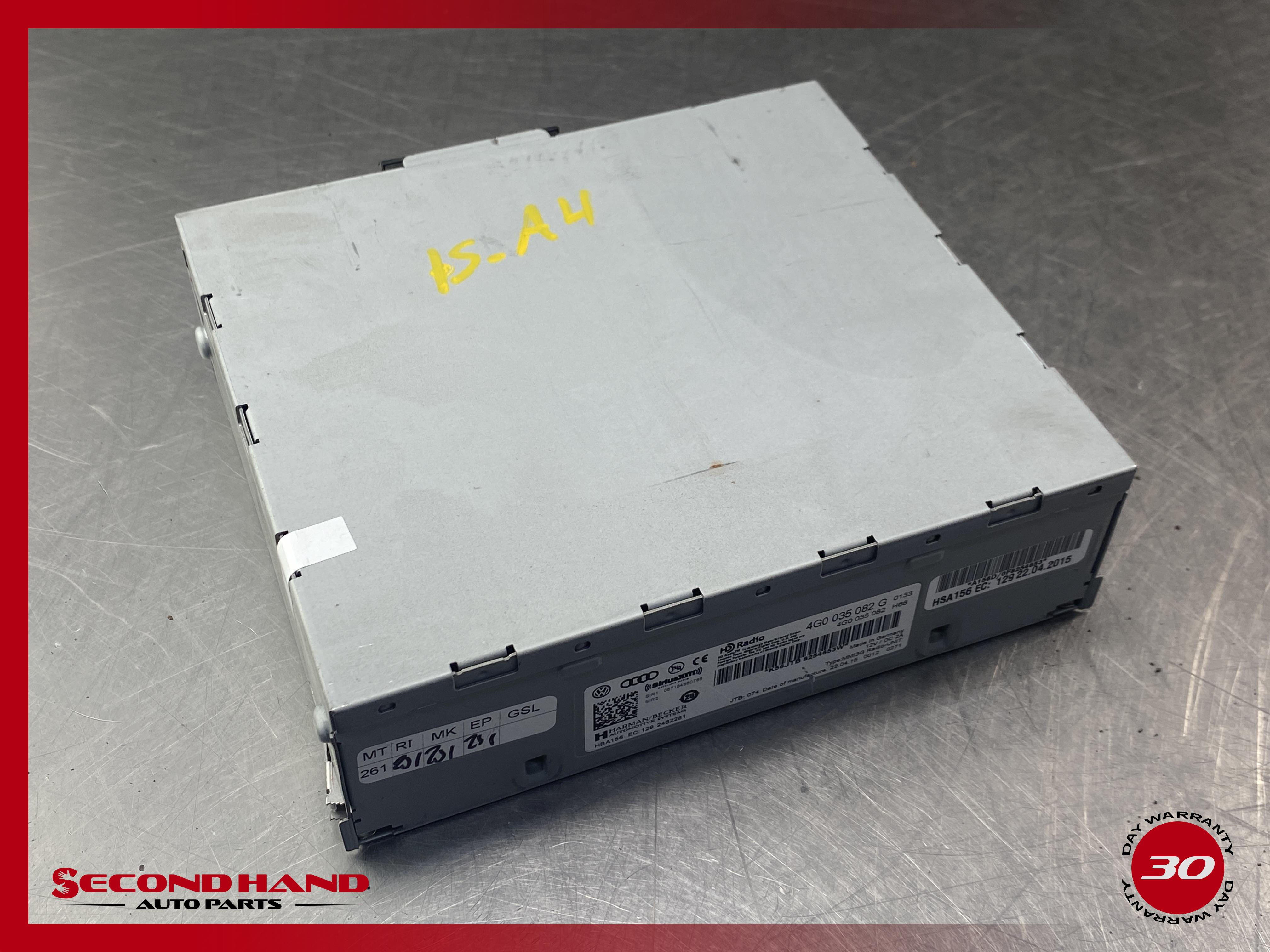 2013-2017 AUDI A4 A5 A6 A7 Q5 Q7 S4 S5 SQ5 RADIO RECEIVER MODULE OEM 4G0035082G