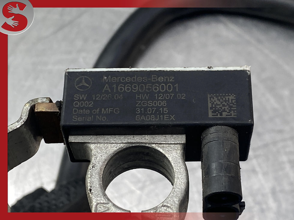 Thumbnail: MERCEDES CLA A B CLASS NEGATIVE BATTERY TERMINAL CABLE WIRE LOOM  2013-2019