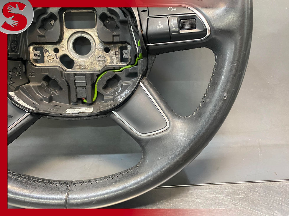 Thumbnail: 13-16 AUDI A4 STEERING WHEEL OEM 4L0419091AC