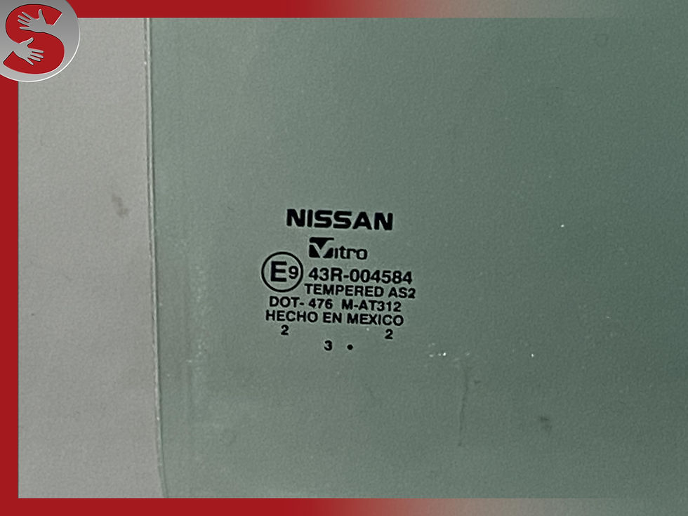 Thumbnail: 13-19 NISSAN VERSA SDN PASSENGER RIGHT REAR WINDOW DOOR GLASS OEM