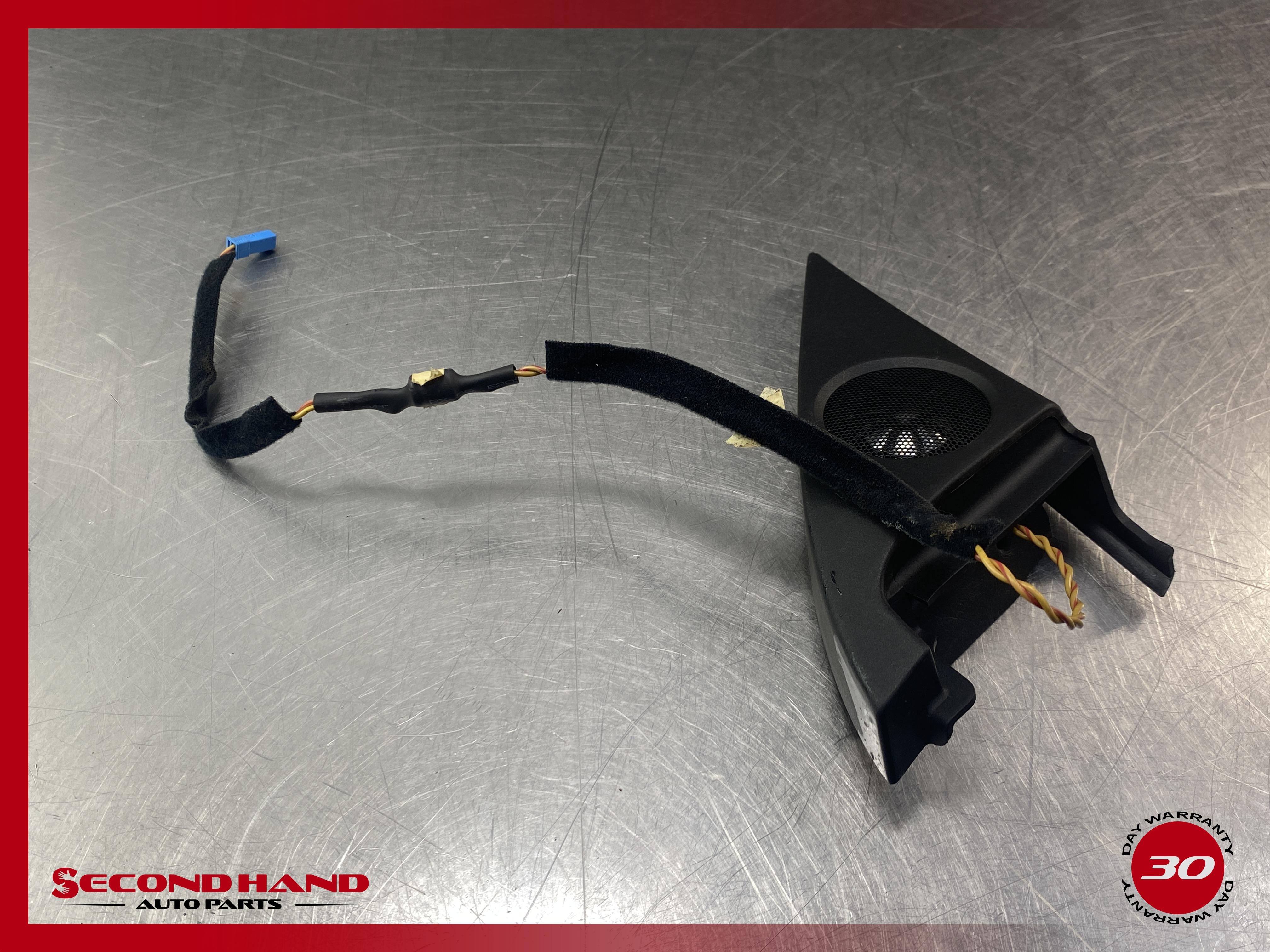 04-10 BMW E64 650i M6 Right Side Door Corner Tweeter Speaker Black OEM