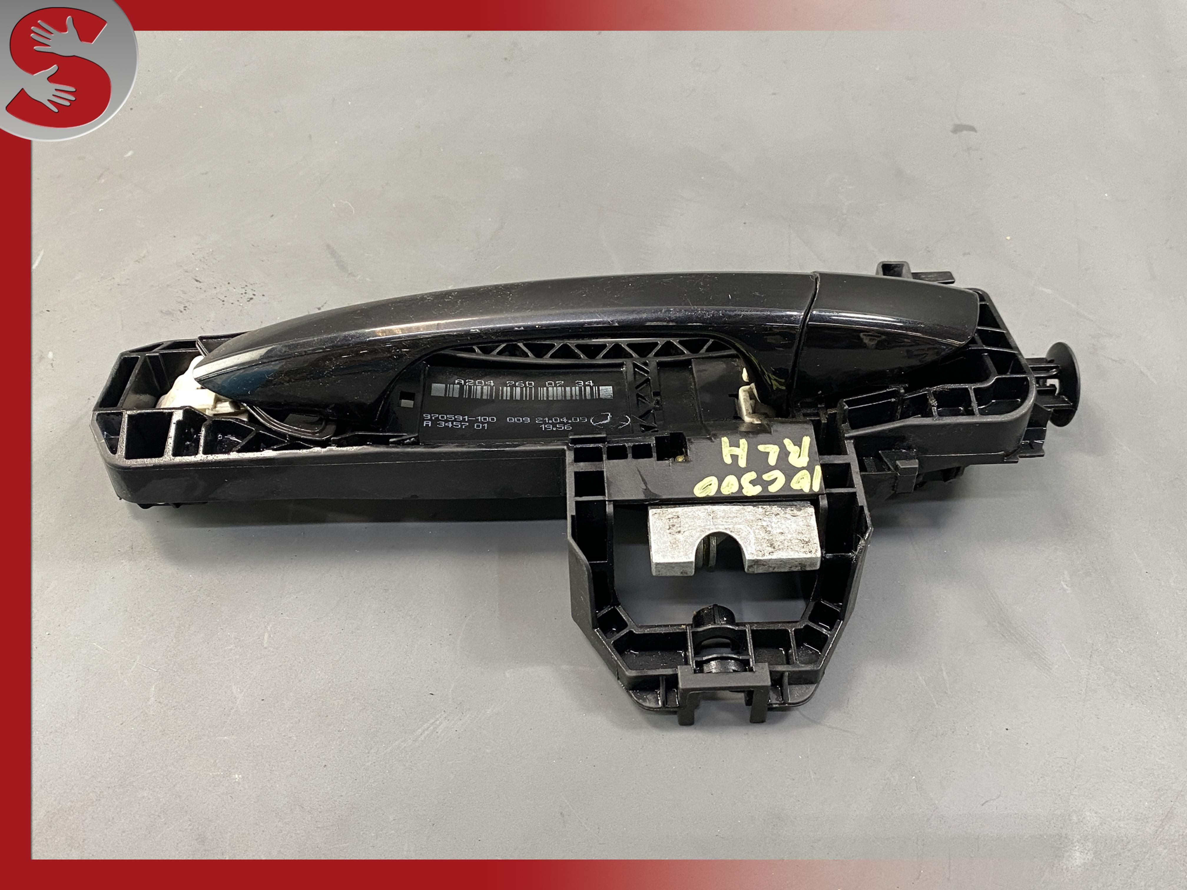 08-11 MERCEDES W204 C300 C350 REAR LEFT DOOR EXTERIOR HANDLE 2047600734 OEM
