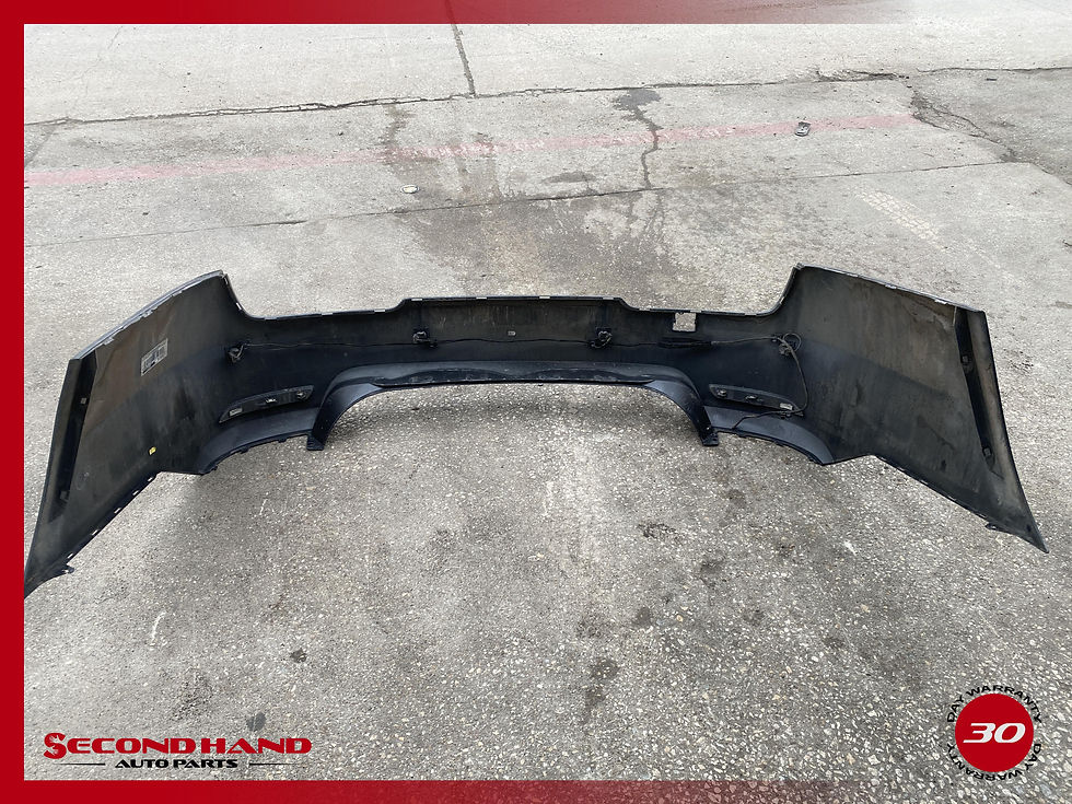 Thumbnail: BMW 2011-2016 F10 M-SPORT REAR BUMPER COVER W/ PDC SENSORS CARBON GRAY OEM