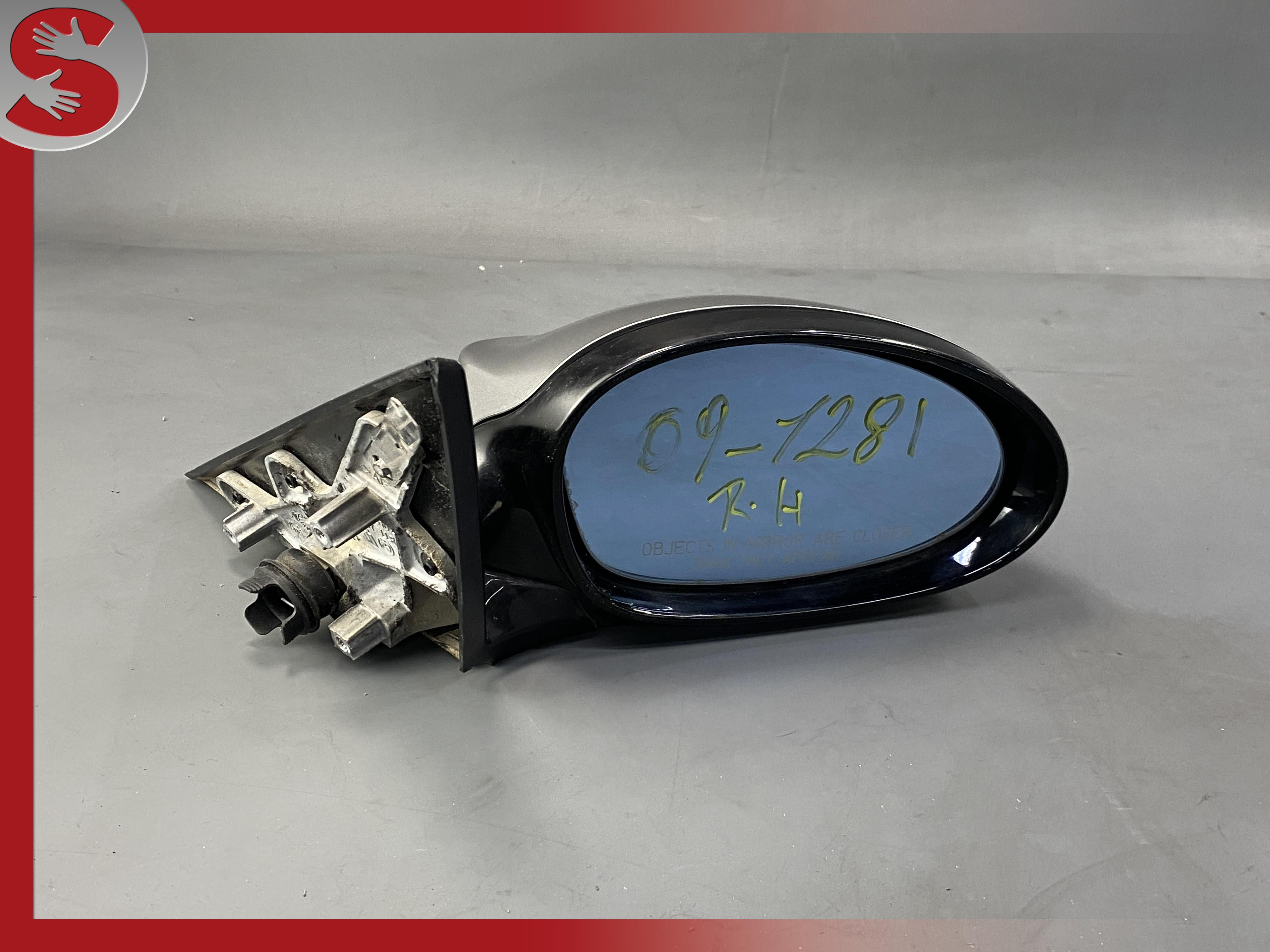 08-10 BMW E82 135I 128I FRONT RIGHT SIDE VIEW MIRROR ASSEMBLY OEM GRAY