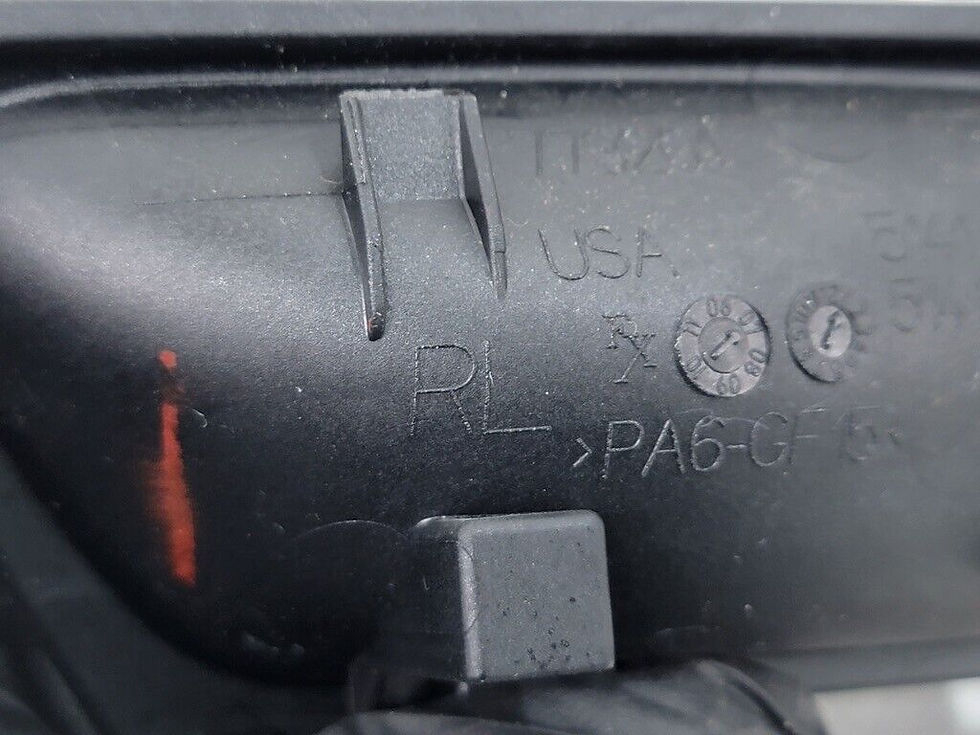 Thumbnail: 2007-2013 BMW X5 REAR LEFT INTERIOR DOOR HANDLE BEZEL COVER 6973739 OEM GENUINE