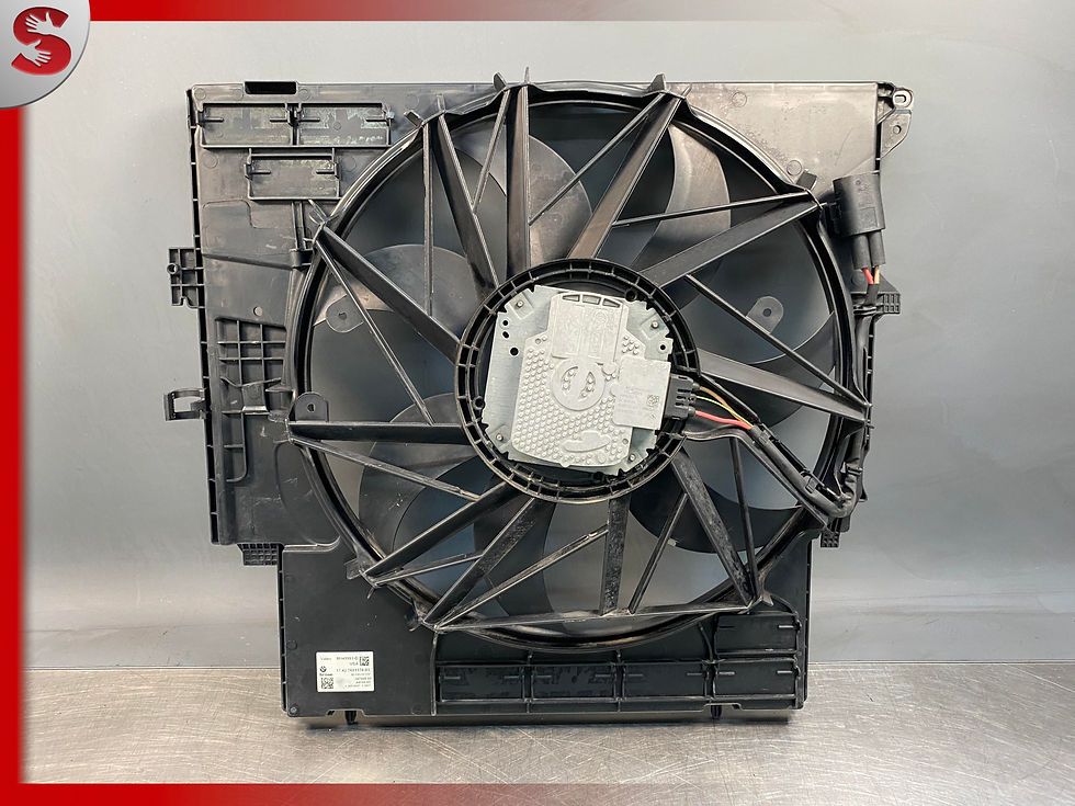 Thumbnail: 2013-2017 BMW X3 F25 ENGINE RADIATOR COOLING FAN W/ SHROUD OEM 13 14 15 16 17