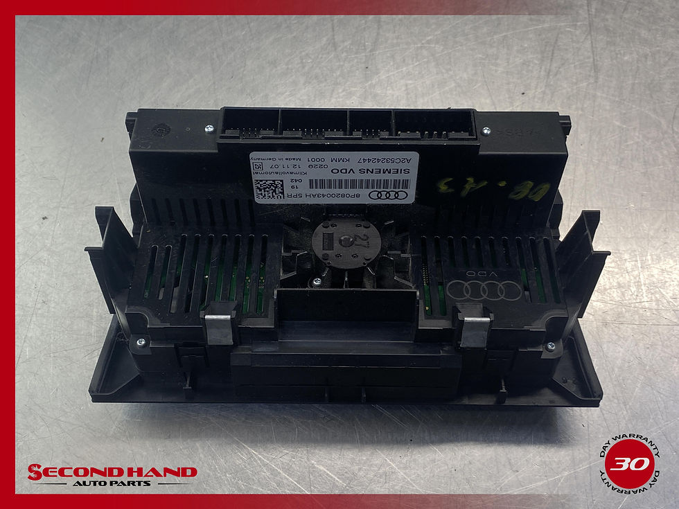 Thumbnail: 06-08 Audi A3 Temperature AC Climate 8P0820043AH Control 738-22 bx4
