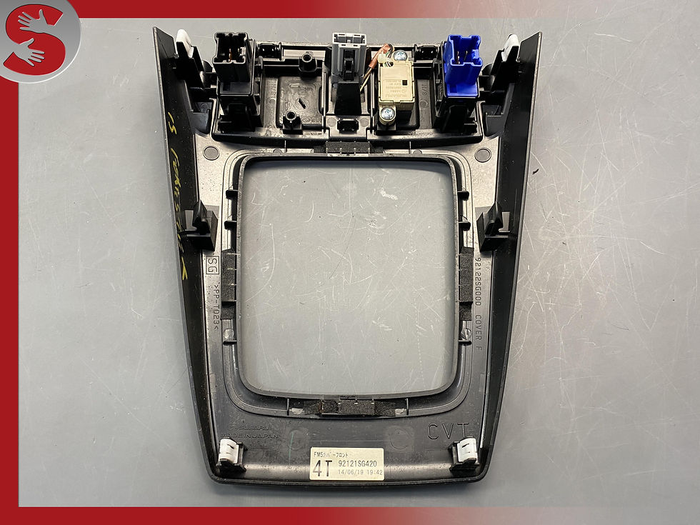 Thumbnail: 2014 2015 2016 2017 Subaru Forester Center Console Shift Cover Bezel Oem 🚗