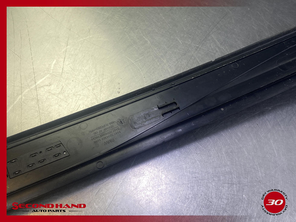 Thumbnail: 04-10 BMW 535xi E60 Front Left Driver Side Outer Scuff Plate Panel Black OEM