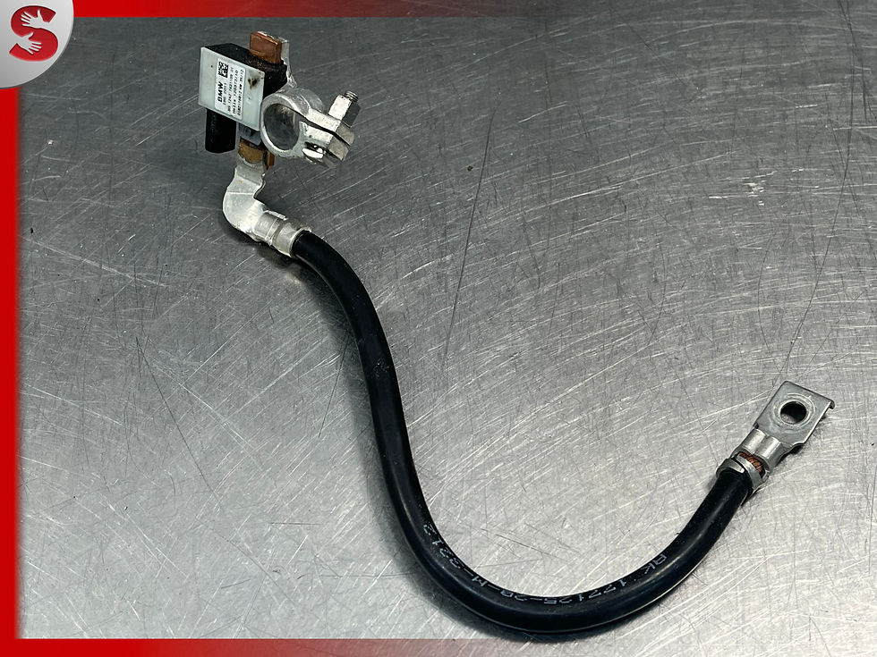 Thumbnail: 12-20 BMW F22 F30 F33 F32 F36 Negative Cable Terminal IBS Sensor Black OEM