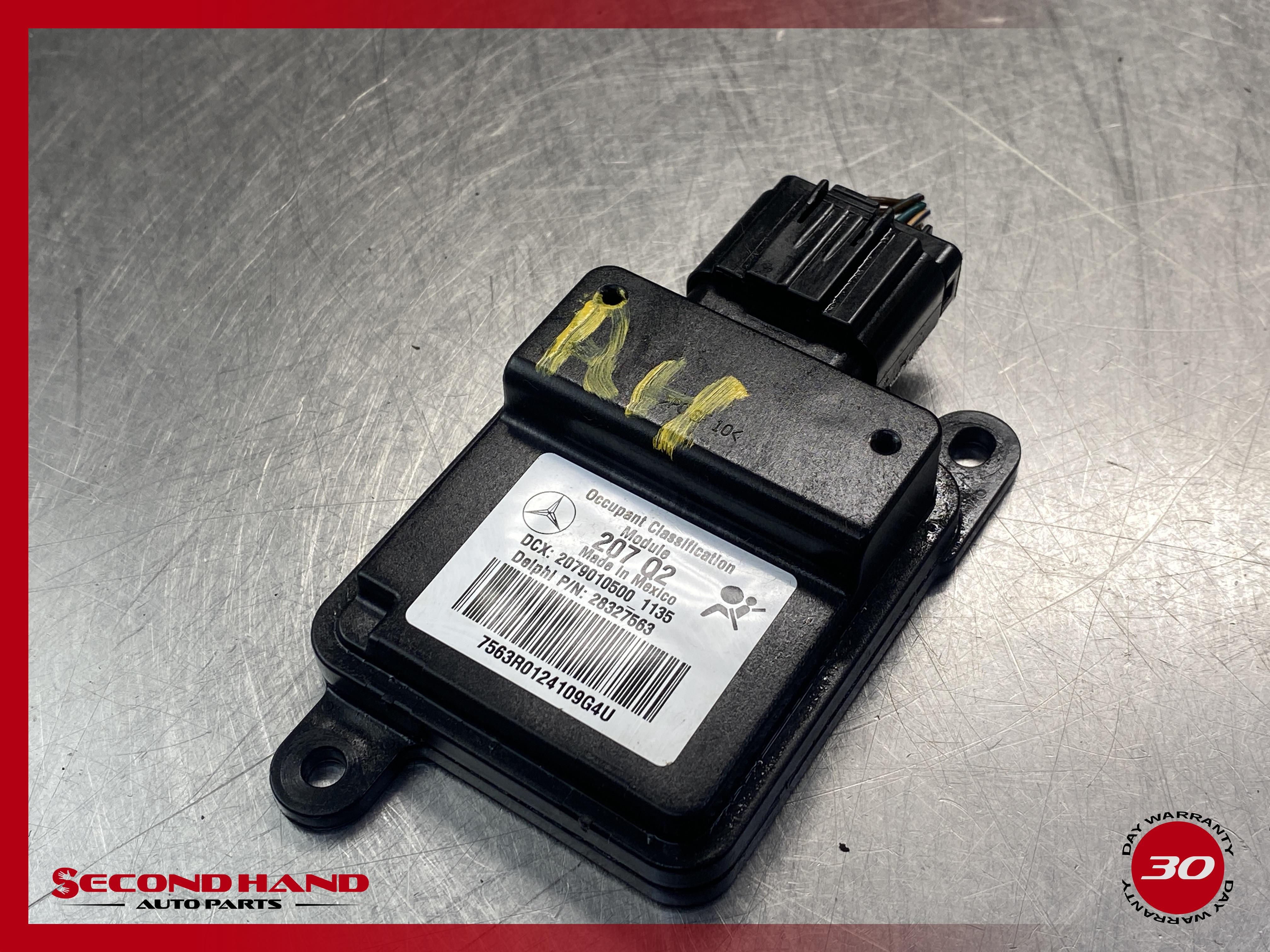 2012-2014 MERCEDES W204 C250 C350 COUPE SEAT OCCUPANCY SENSOR MAT SRS MODULE OEM