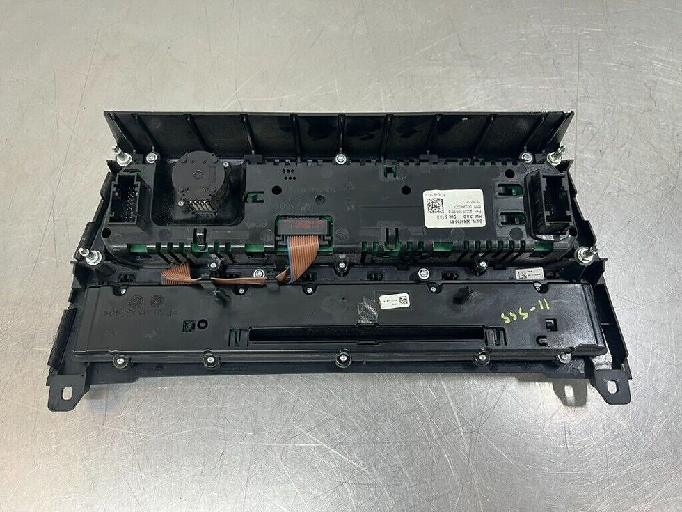 Thumbnail: 11-16 BMW 528I 550i RADIO STEREO CLIMATE CONTROL PANEL AC HEAT DASH TRIM 9249700