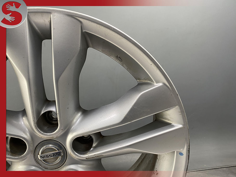 Thumbnail: 2013 NISSAN ROGUE OEM RIM FACTORY WHEEL 17" X 7 5 DOUBLE SPOKE W/CAP