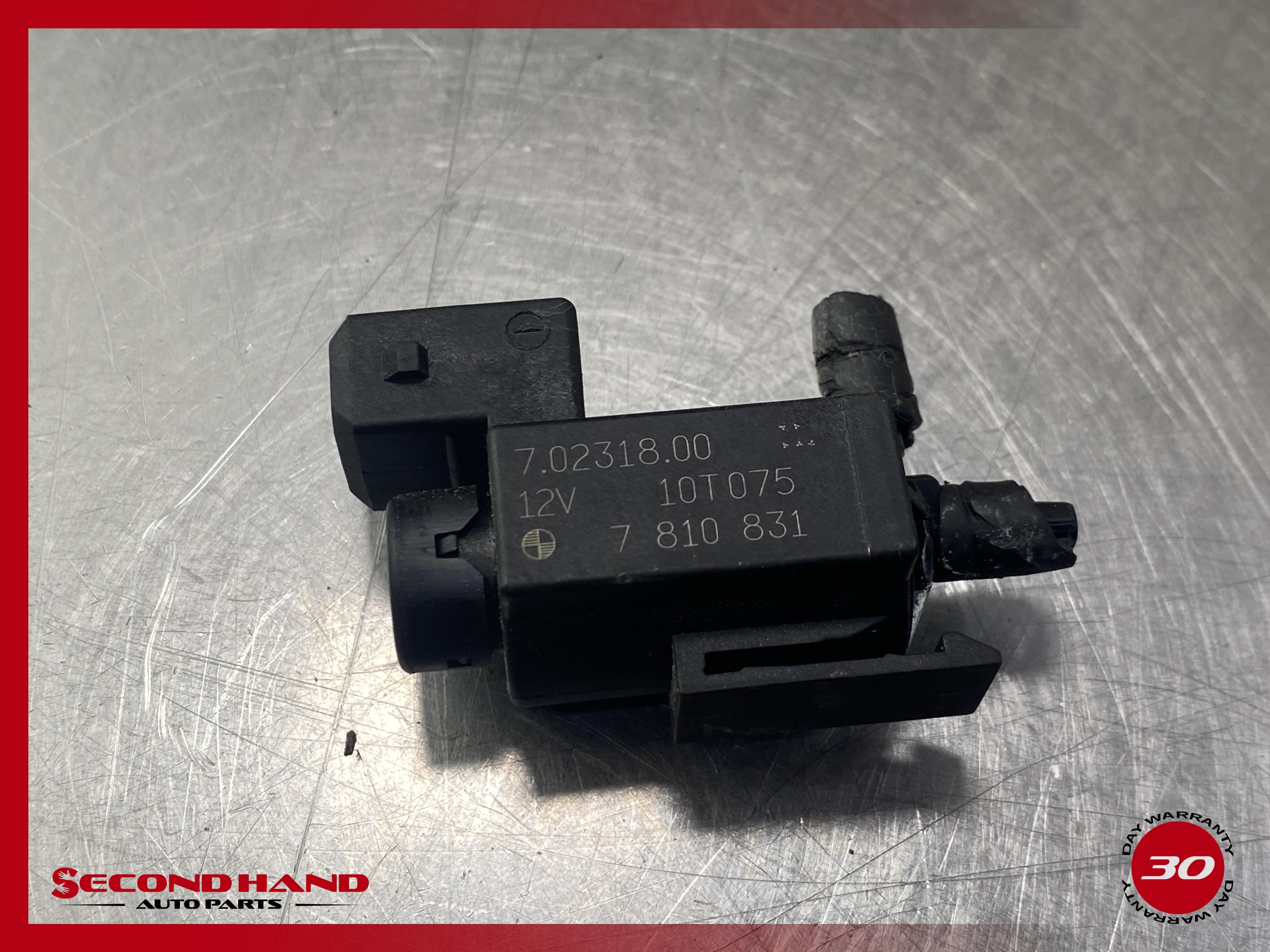2011-2016 BMW F10 5 SERIES ELECTRIC VACUUM SWITCH VALVE SOLENOID OEM 7810831