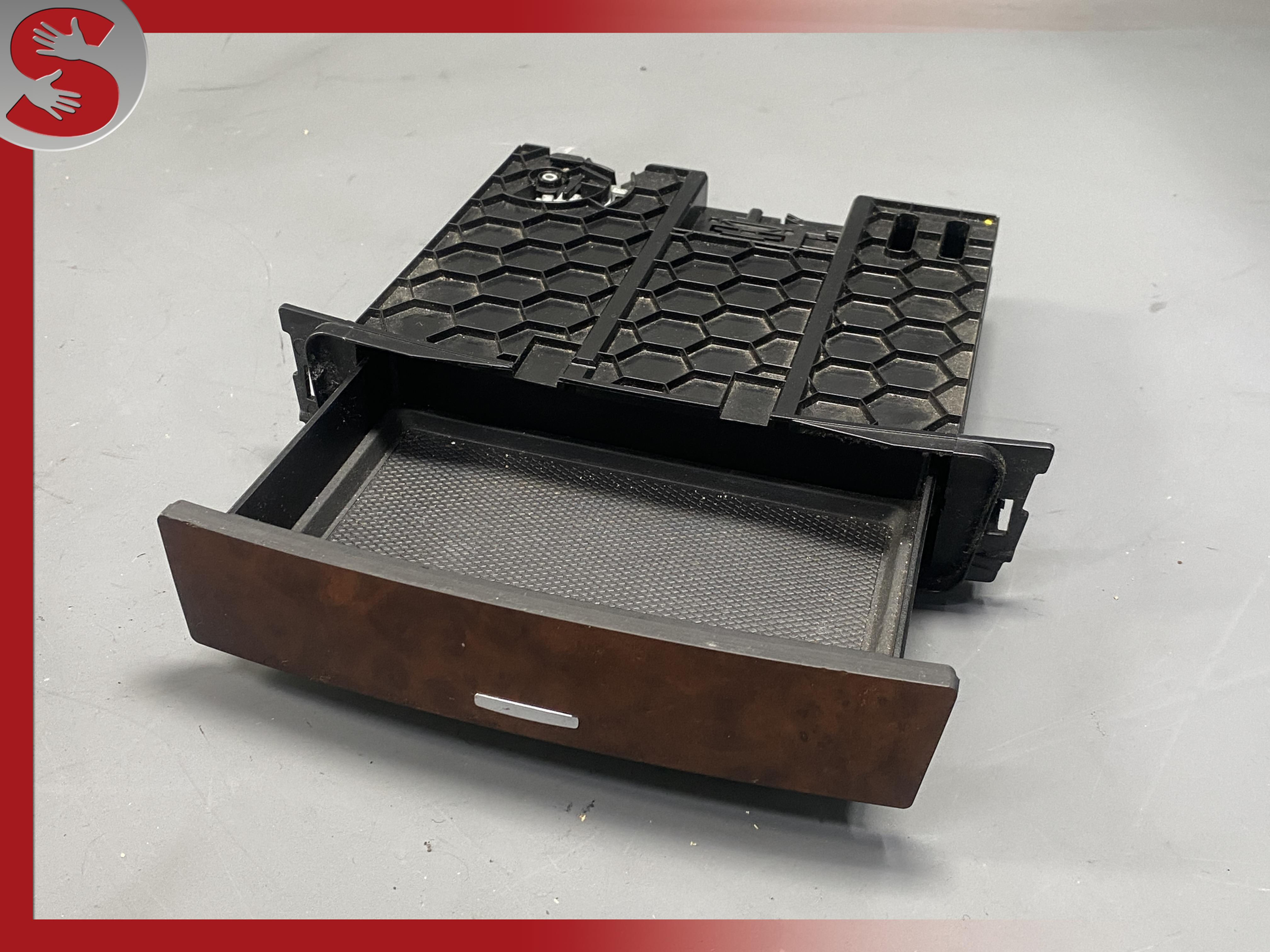 06-12 Mercedes W164 ML63 GL450 Center Console Tray Storage Compartment Wood OEM