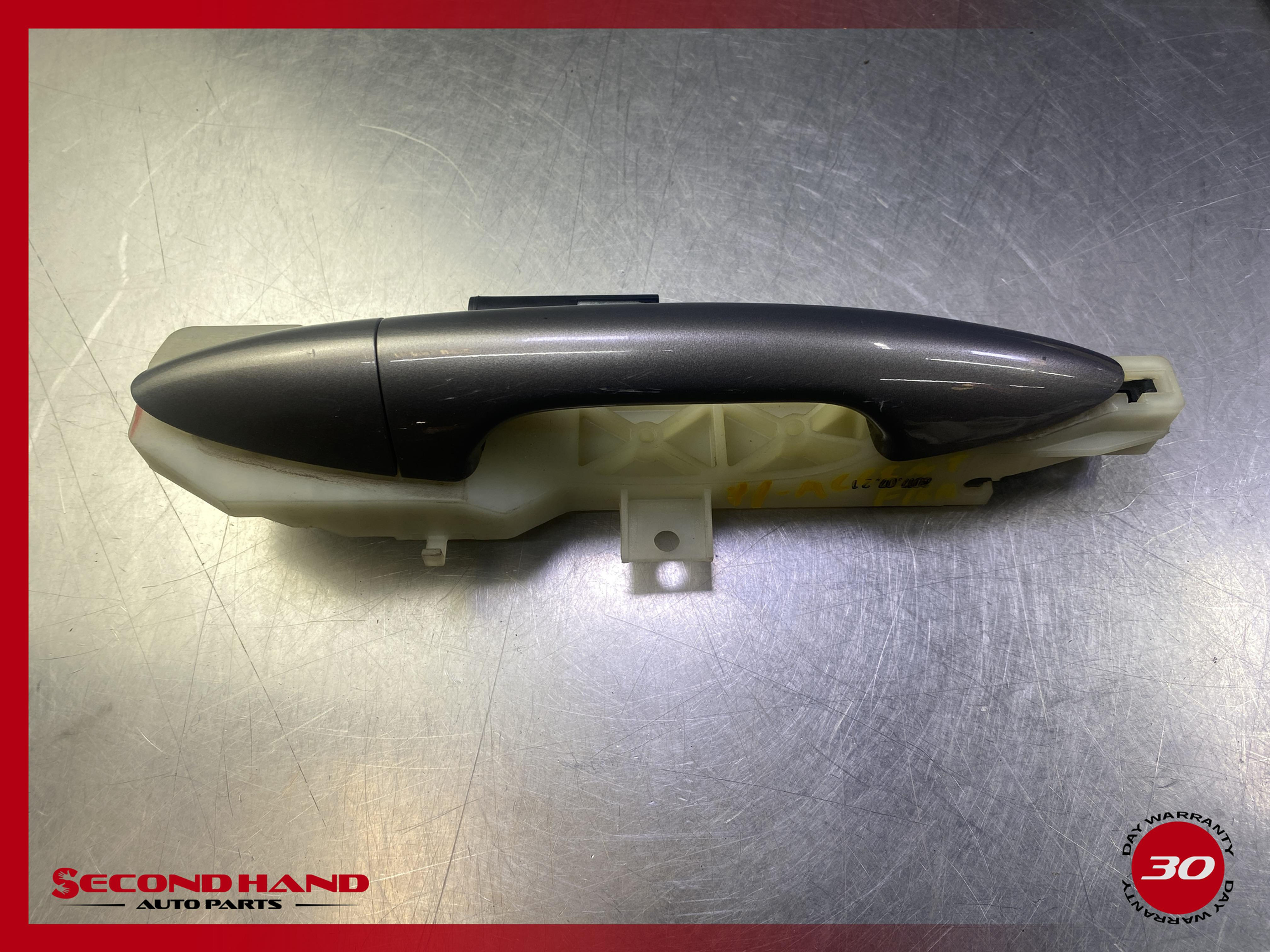 2012-2017 Hyundai Accent Right Rear Side Handle Assembly OEM GRAY