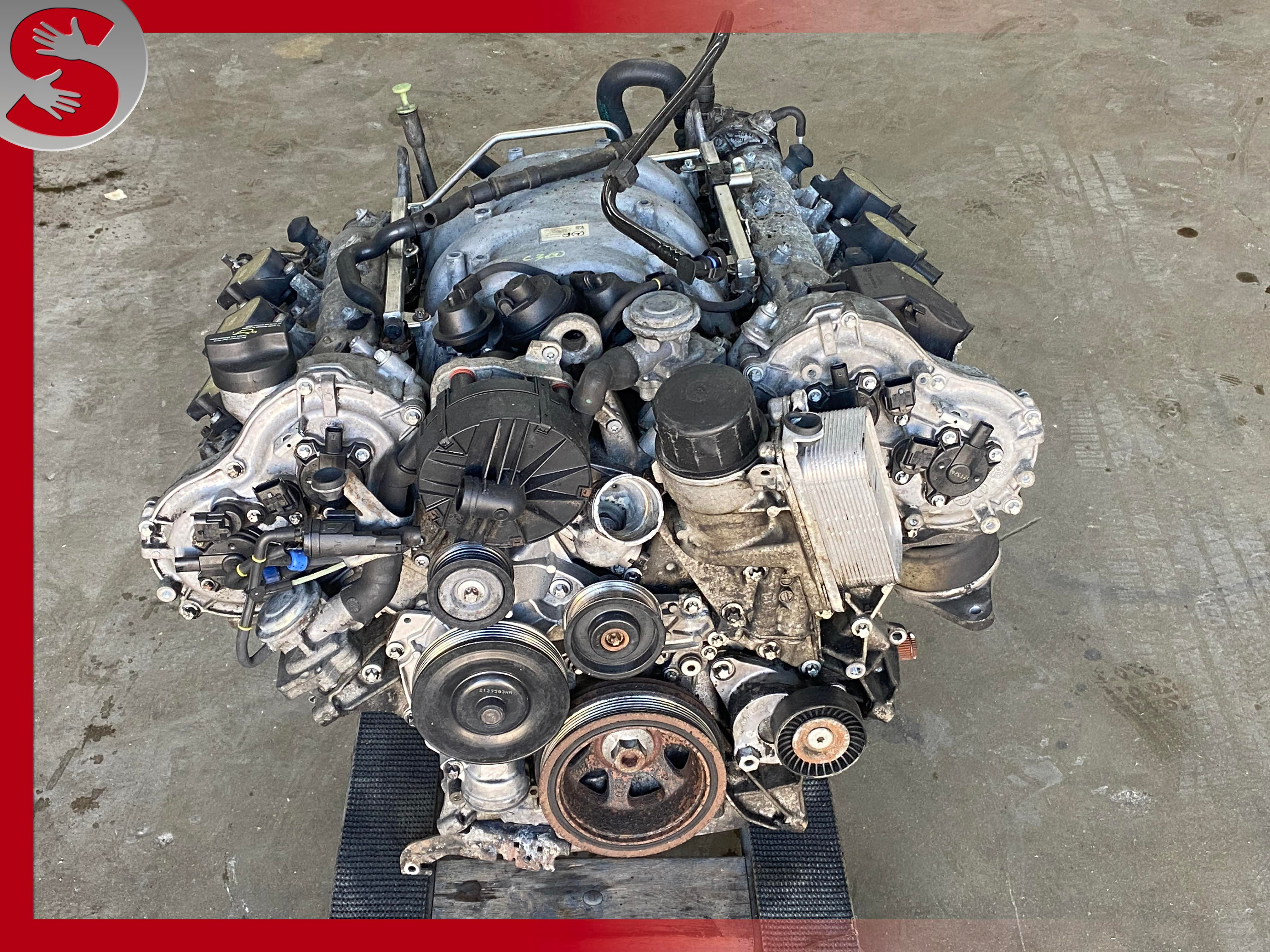 06-11 Mercedes W204 C300 SLK280 SLK300 Engine Motor Assembly 3.0L M272 RWD OEM