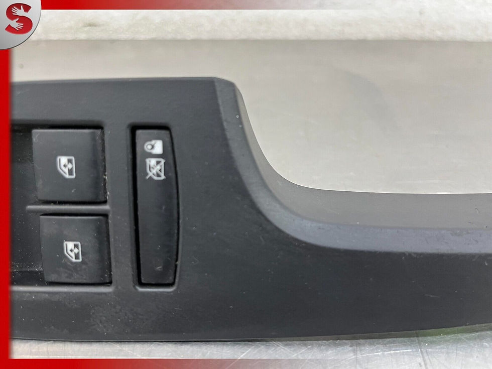 Thumbnail: 13 - 18 Cadillac ATS Driver Door Switch Bezel Black 23441475 OEM