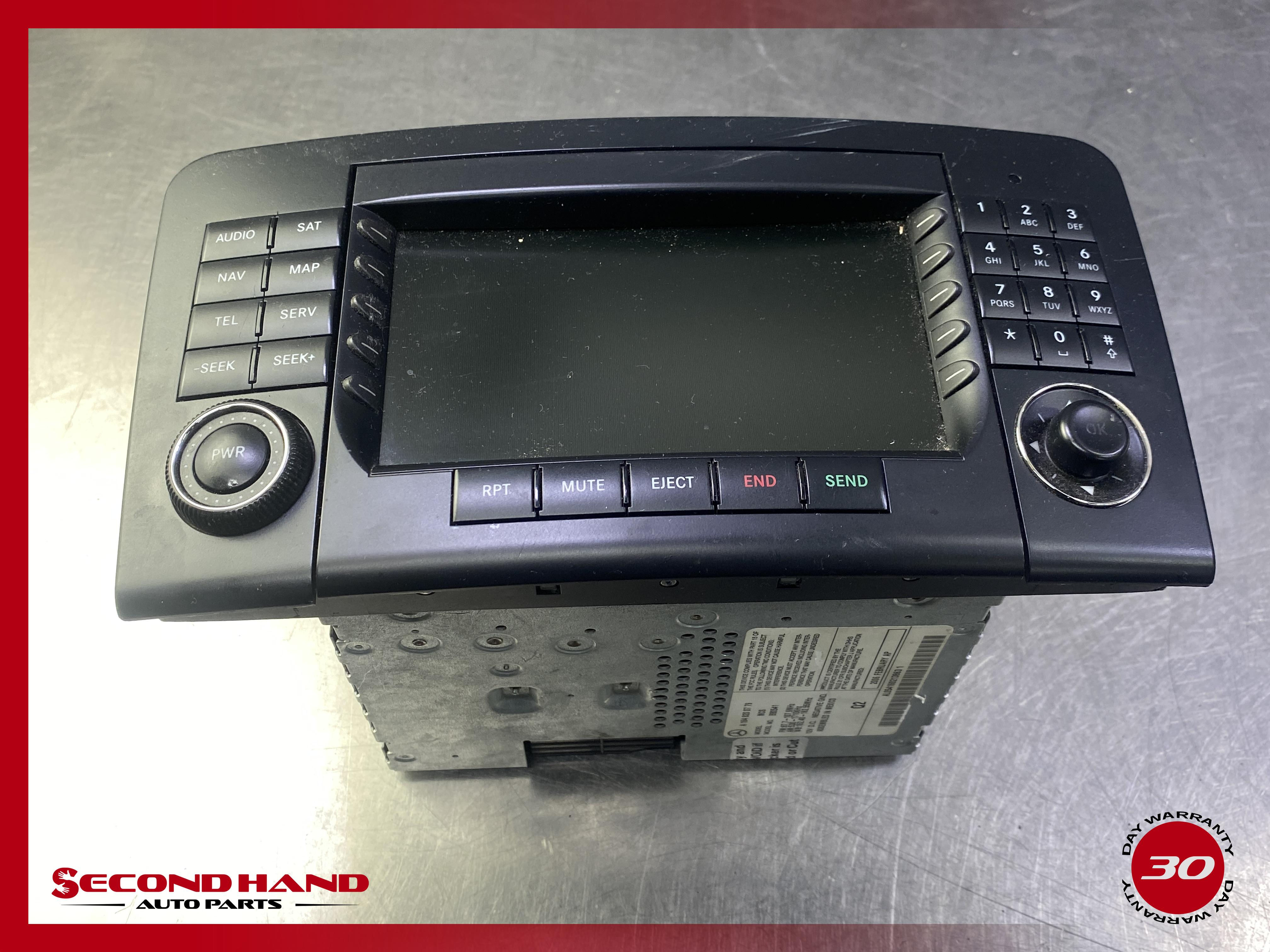 06-08 Mercedes X164 GL450 ML500 ML350 Command Navigation Radio CD Head Unit OEM
