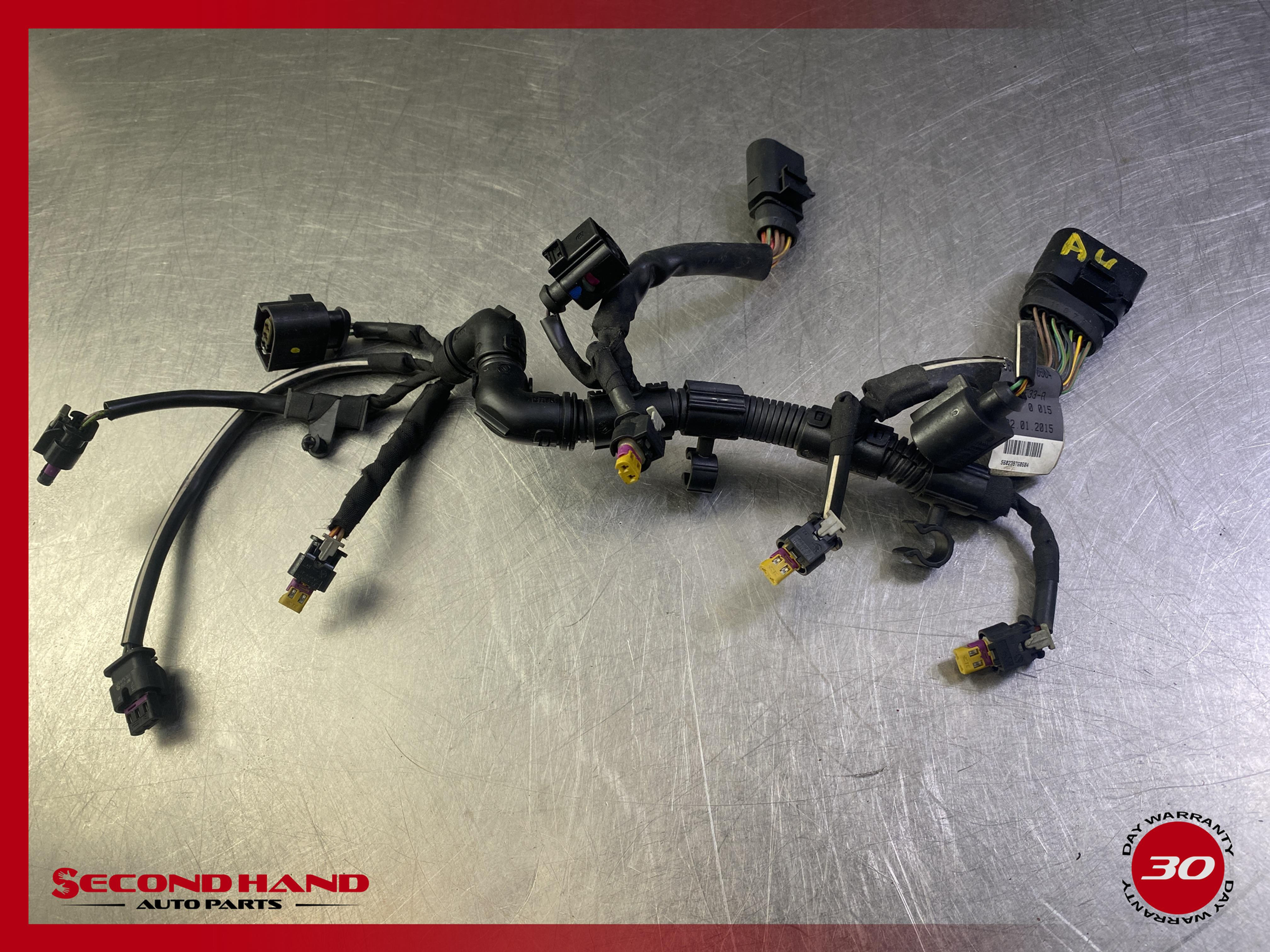 2013-2017 AUDI Q5 A4 A5 QUATTRO - 2.0L FUEL Injector Wiring Harness - 06H971627