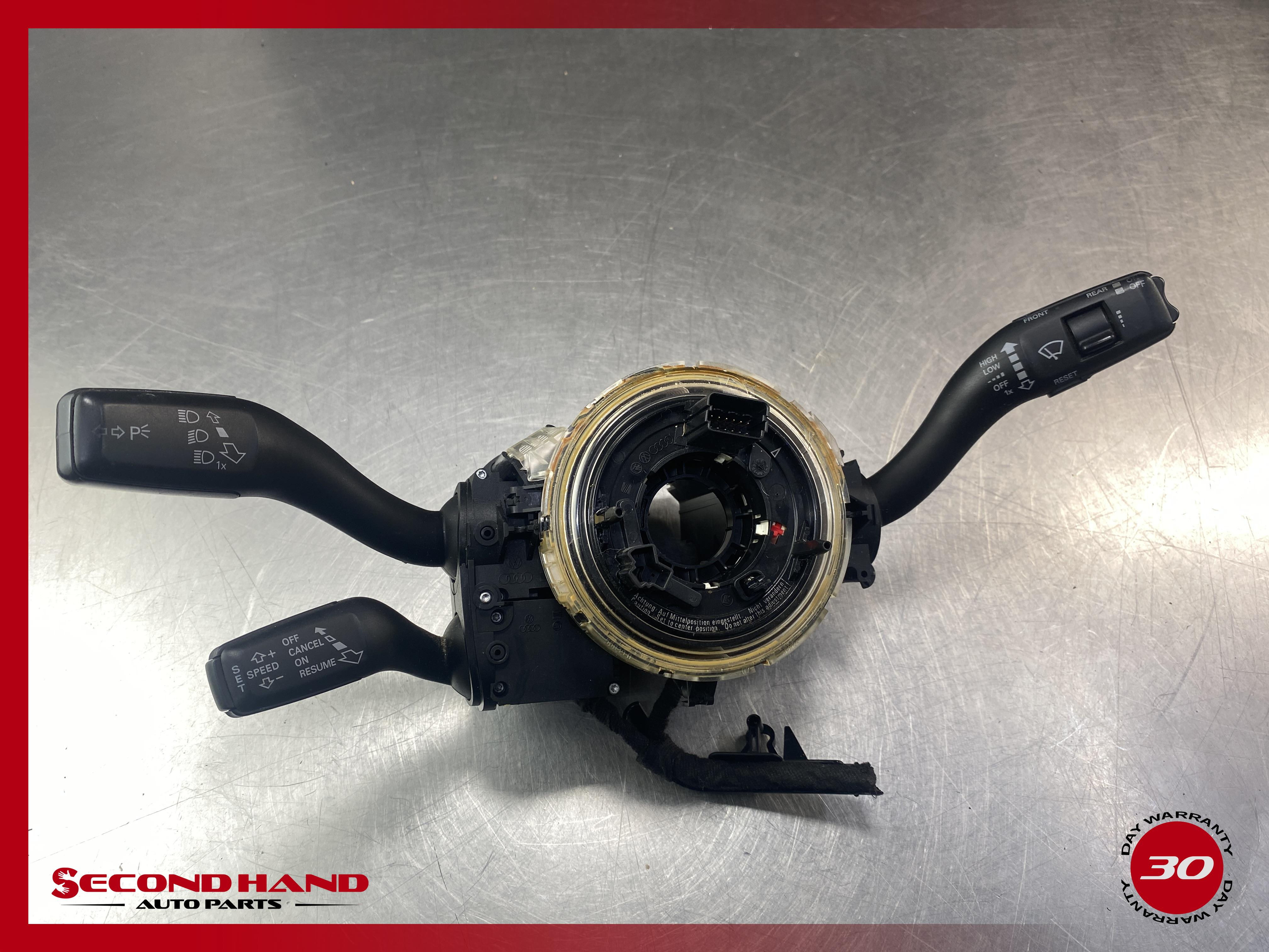 2007-2012 Audi Q7 Turn Signal Wiper Stalk Steering Sensor Switch W/ Clockspring