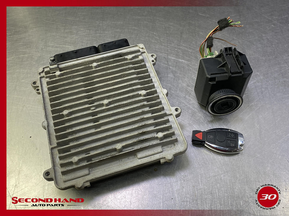Thumbnail: 12-14 Mercedes W212 E350 W207 ECU 3.5L Engine Control Module ECM w/ Ignition KEY