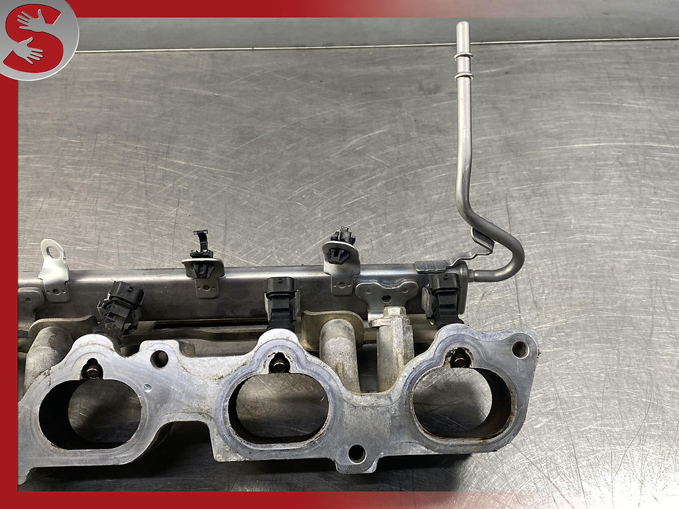 Thumbnail: 08-15 NISSAN ROGUE 2.5L FUEL RAIL W/ INJECTORS GENUINE 17520-ET80B OEM