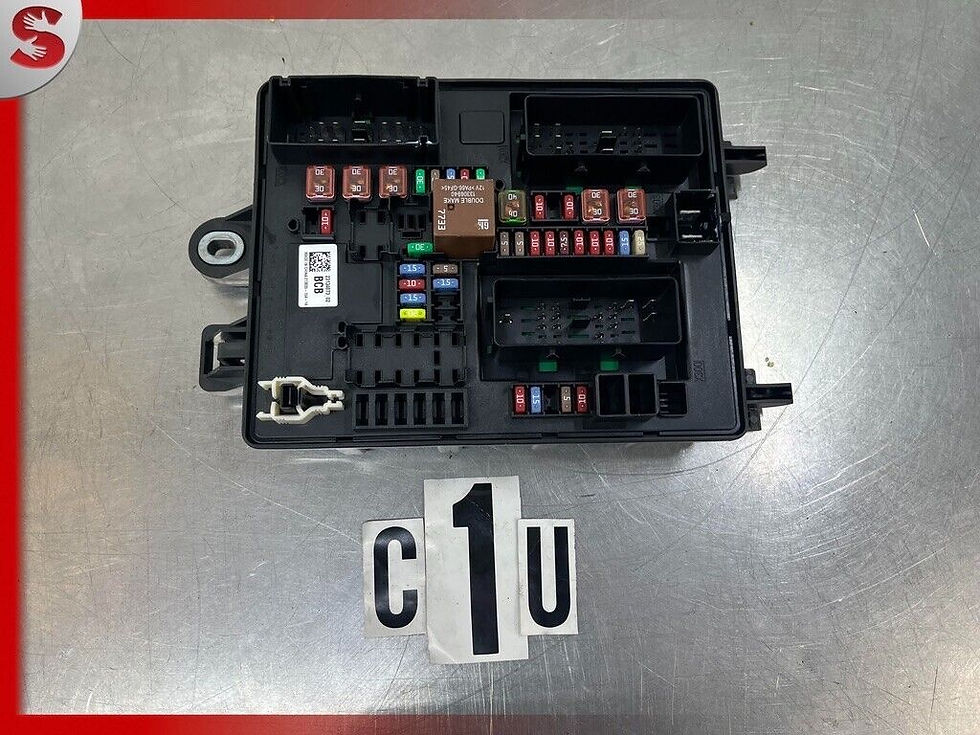 Thumbnail: 14-19 CADILLAC ATS LEFT REAR TRUNK FUSE RELAY JUNCTION BLOCK BOX 23134073 OEM