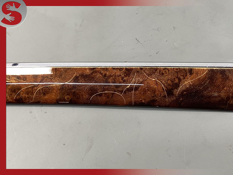 Thumbnail: 06-12 Mercedes W164 GL350 GL450 Front Left Side Door Panel Bezel Trim Wood
