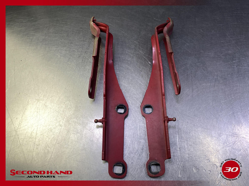 Thumbnail: 11-23 DODGE CHARGER LEFT AND RIGHT HOOD HINGE SET OEM RED