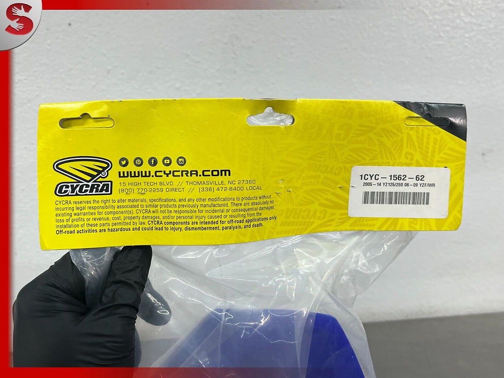 Thumbnail: 2006-2009 YAMAHA YZ 250 F CYCRA PERFORMANCE FRONT FENDER 1CYC-1562-62