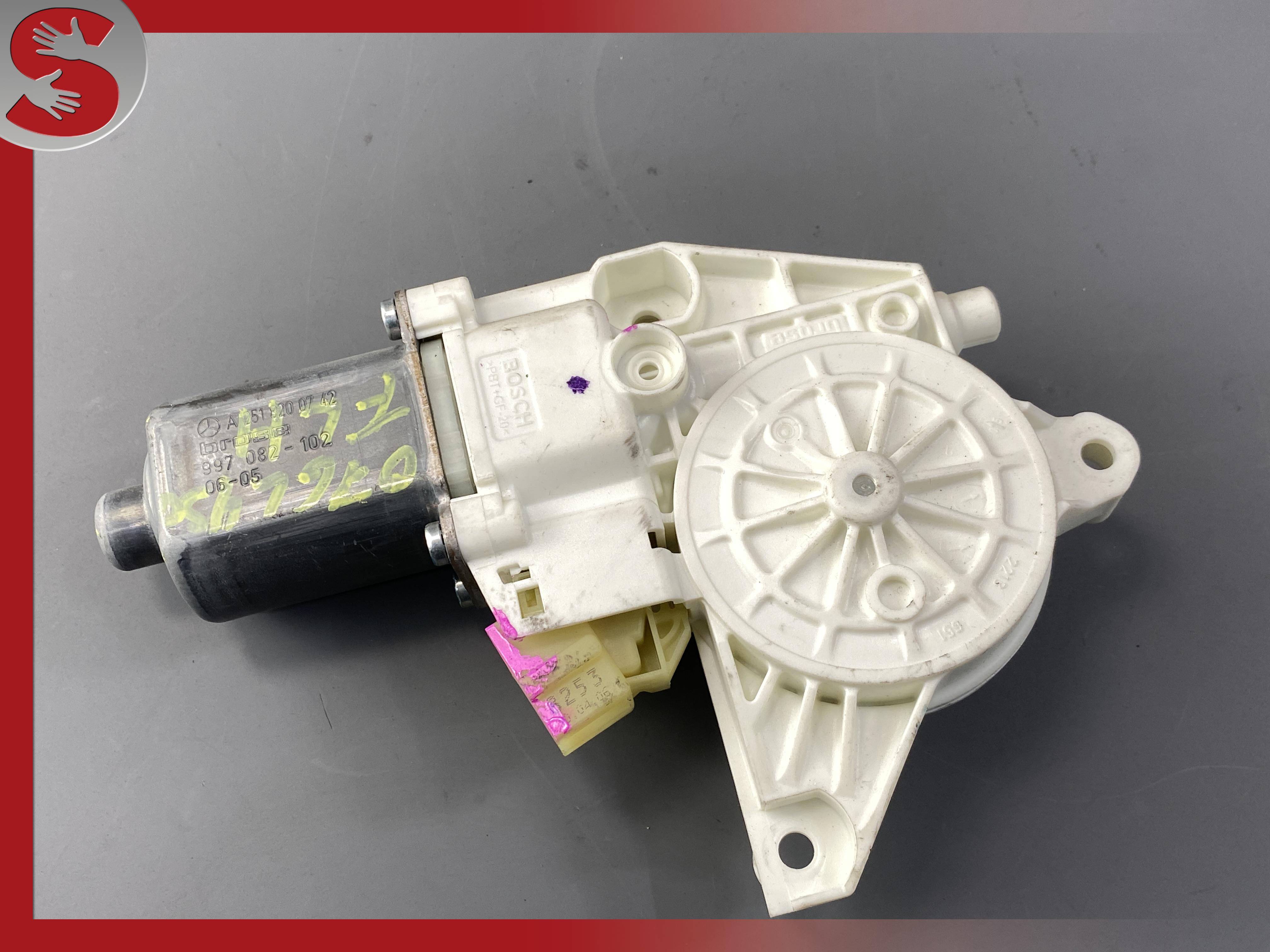 06-13 Mercedes W164 ML350 GL450 Window Regulator Motor Front Left Side OEM