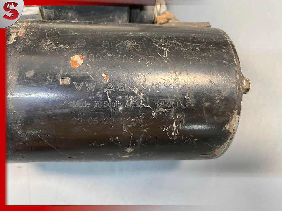 Thumbnail: OEM Audi A4 B6 97-06 3.0L 2.8L S4 A6 Passat Engine Starter Motor 078911023D