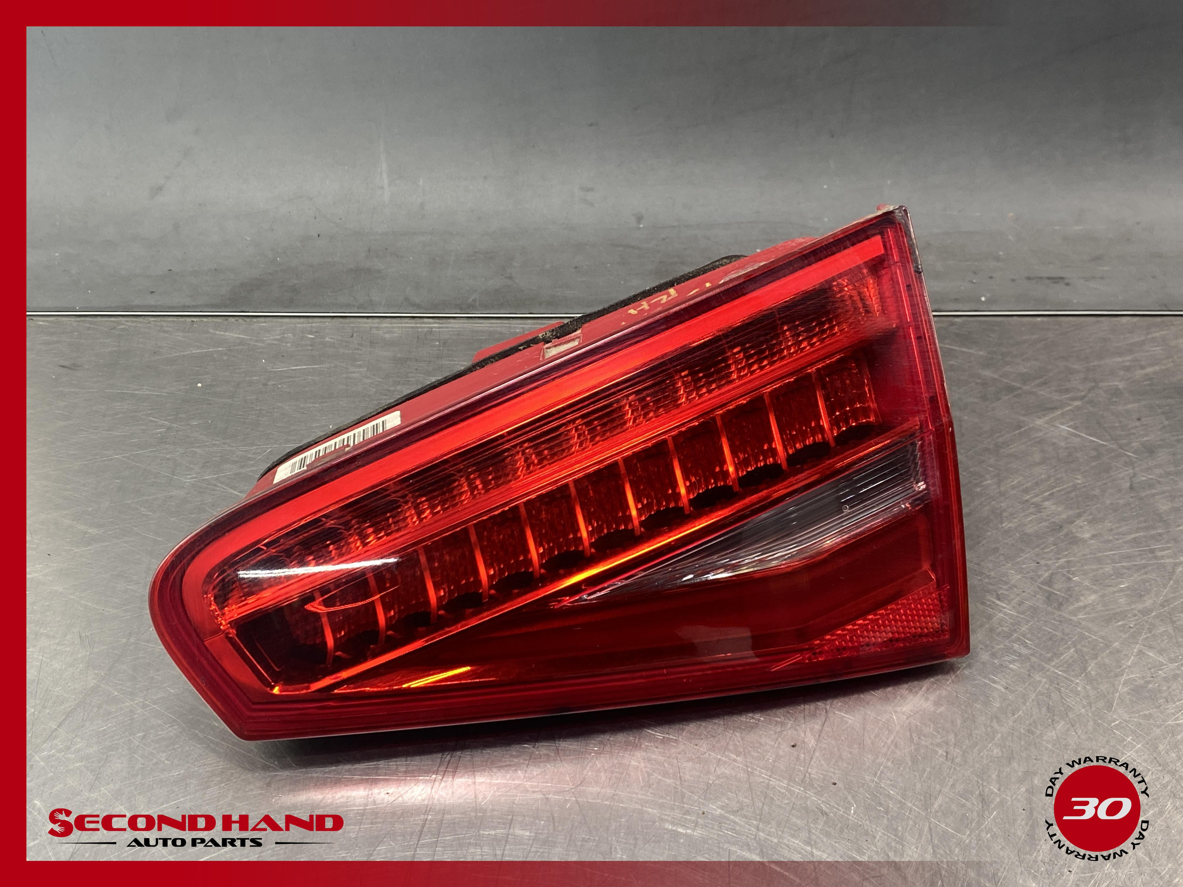 2013 2014 2015 2016 Audi A4 Sedan Tail Light Passenger Right Inner Trunk OEM LED