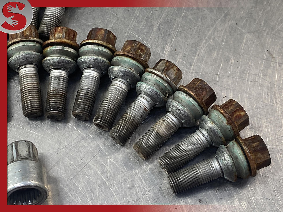 Thumbnail: 03-15 PORSCHE CAYENNE AUDI Q7 VW TOUAREG WHEEL RIM LUG NUT COMPLETE SET
