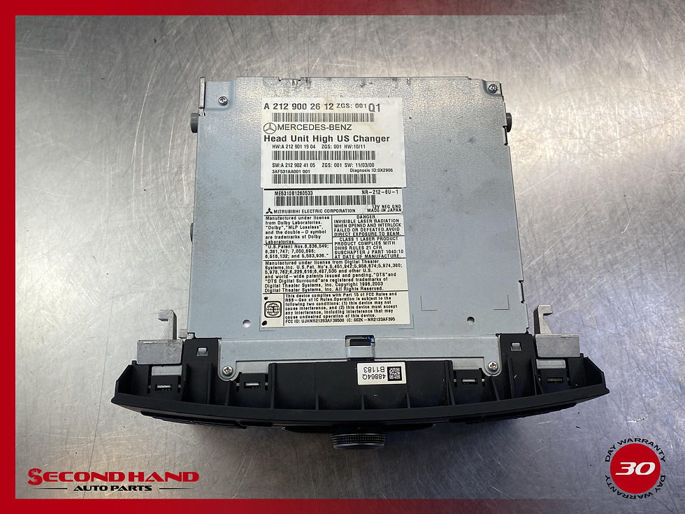 Thumbnail: 10-11 Mercedes W212 E350 E550 E63 AMG Command Head Unit CD Changer Radio OEM