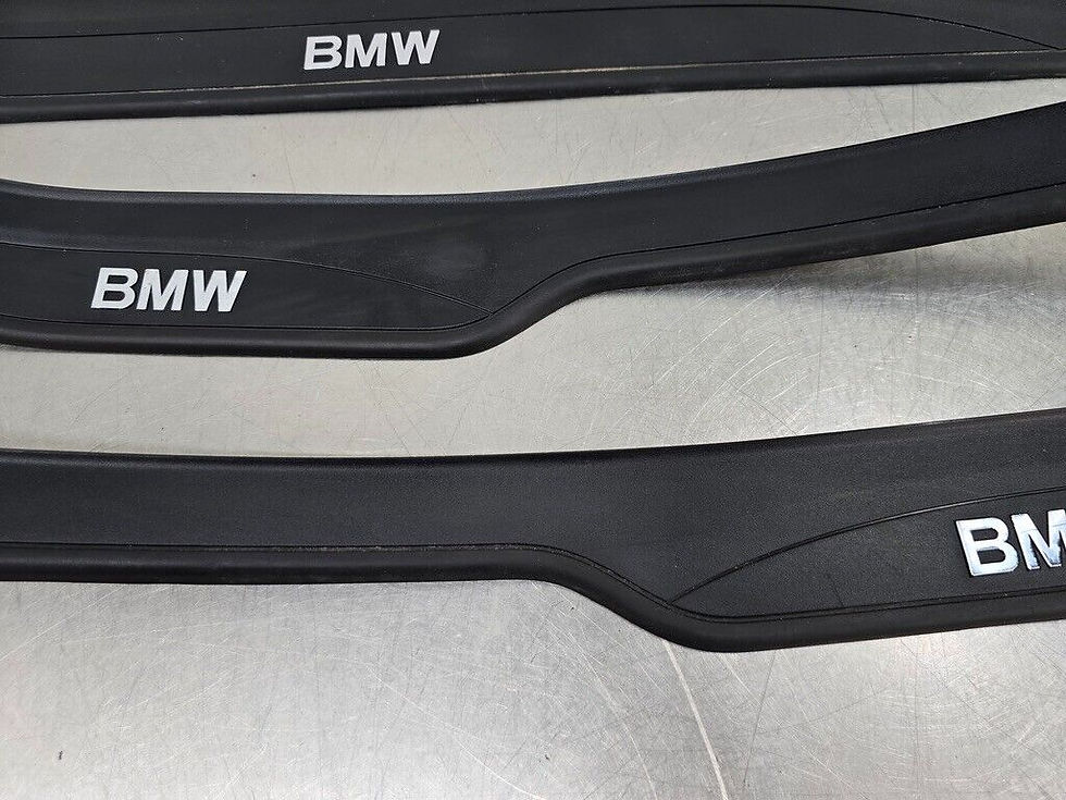 Thumbnail: BMW E90 3 SERIES SEDAN FRONT & REAR DOOR SILL SCUFF TRIM PANEL COVER SET OEM ✅