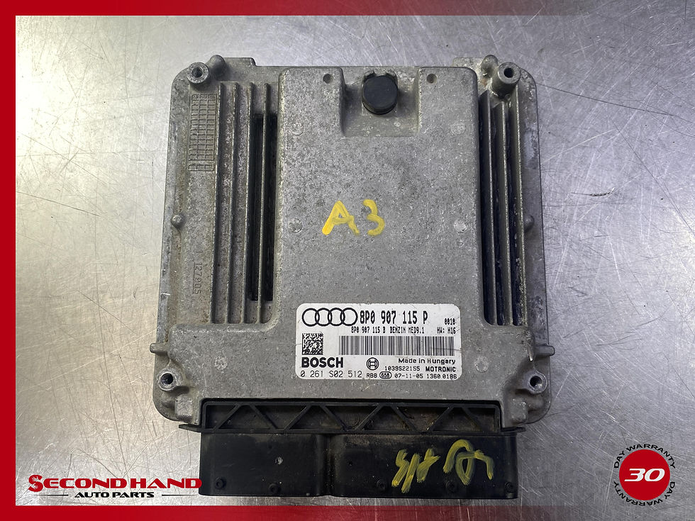 Thumbnail: 06-08 AUDI A3 ECU ECM KEY IGNITION SPEEDOMETER CLOCKSPRING HANDLE SET