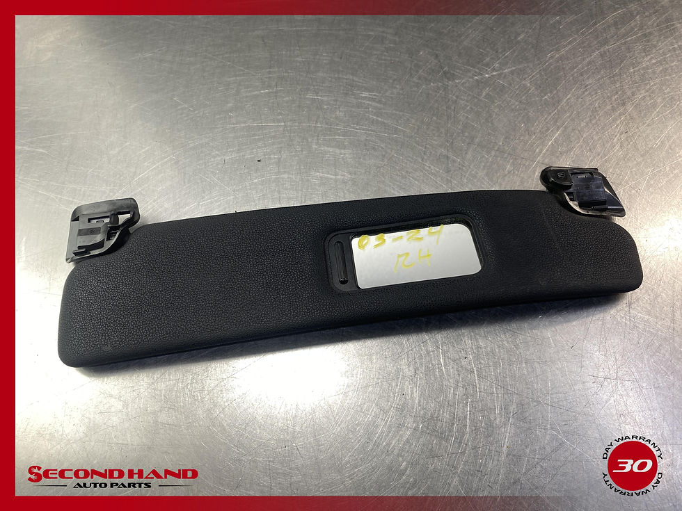 Thumbnail: 2003-2008 BMW Z4 Right Passenger Sun Visor Convertible BLACK OEM