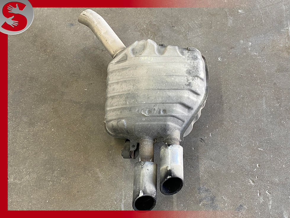 2013-2016 AUDI A4 A5 2.0L REAR EXHAUST MUFFLER W/ TIPS OEM #7835