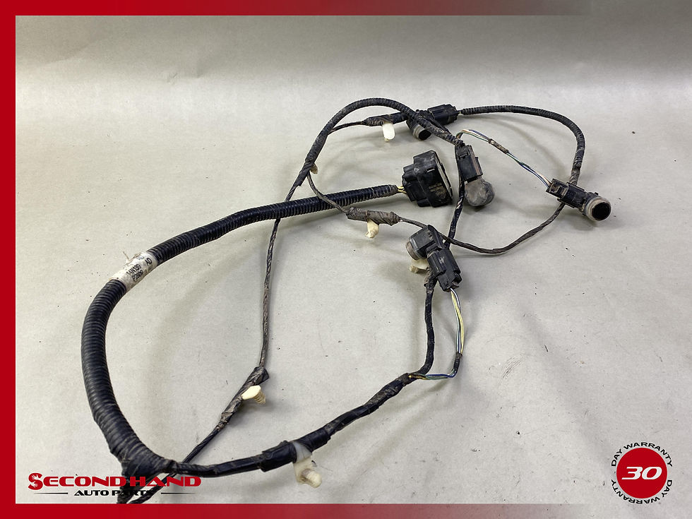 Thumbnail: 2011 - 2013 Ford Edge Rear Bumper Wire Harness Back Up Parking Sensors OEM USED