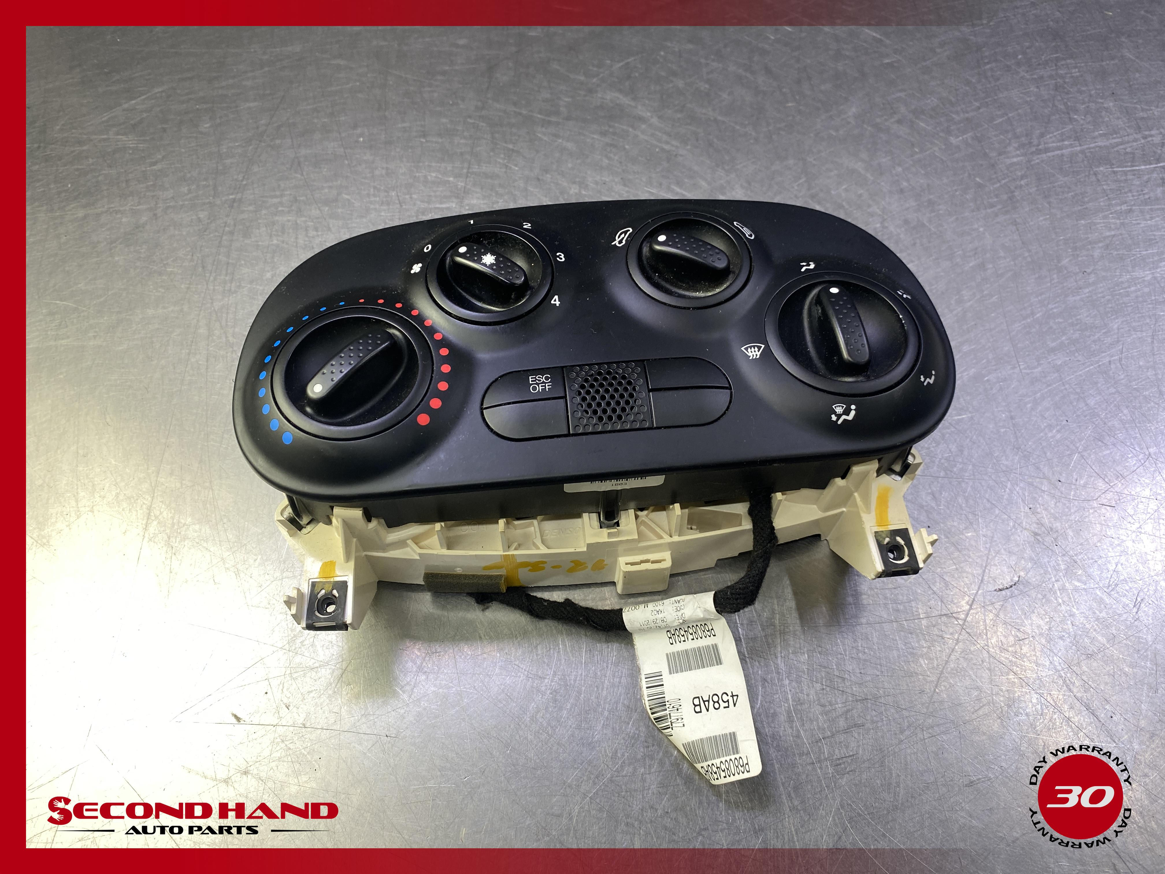 2012-2017 Fiat 500 Temperature Climate Control Heat A/C Dash AC Heater Switch