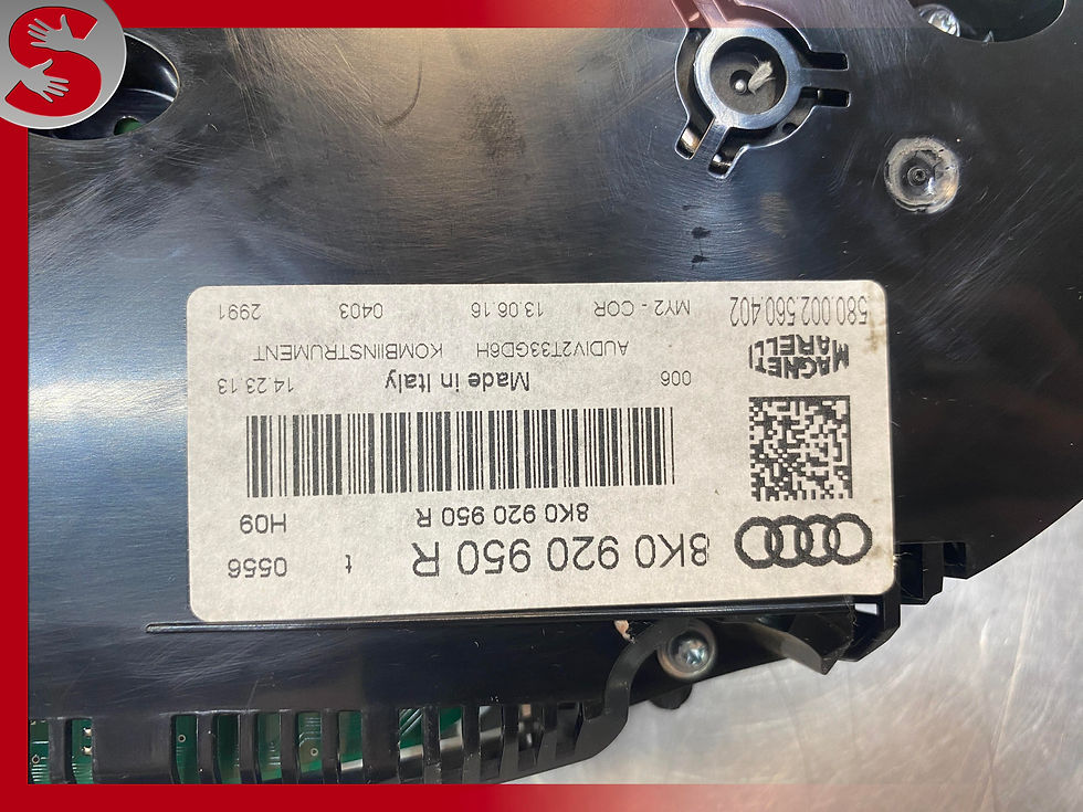 Thumbnail: 2009-16 Fits AUDI A4 B8 2.0 - Instrument Cluster Speedometer 8K0920950A OEM