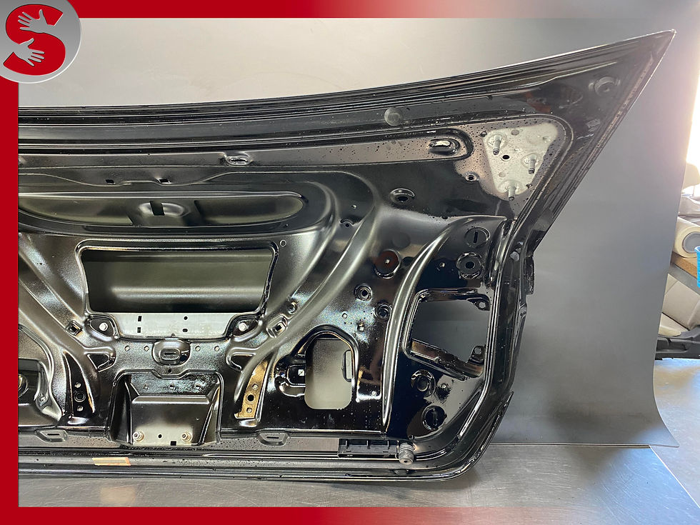 Thumbnail: 13-16 AUDI A4 SEDAN REAR DOOR TRUNK LID OEM BLACK LY9B
