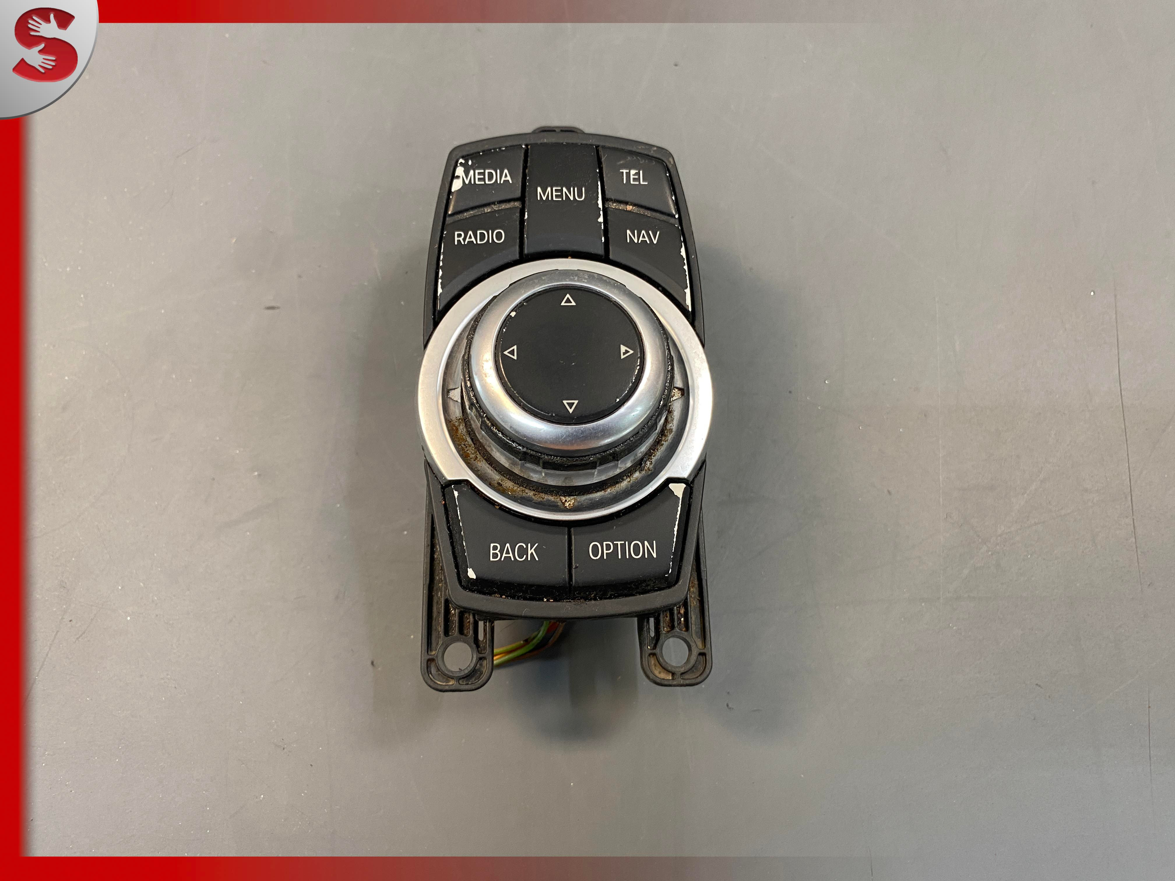 2012-2016 BMW 320i 328i 335i 535i RADIO NAVIGATION MEDIA CONTROL iDRIVE KNOB OEM