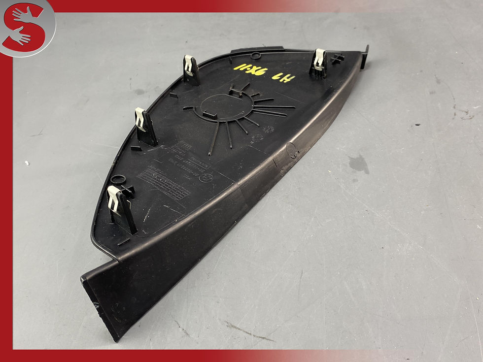 Thumbnail: 2008-2014 BMW X6 E71 LEFT DRIVER SIDE DASH PANEL END CAP/TRIM 6958799 BLACK OEM