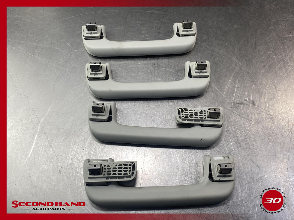 Thumbnail: 13-16 AUDI A4 S4 QUATTRO ALLROAD ROOF GRAB HANDLE SET OF 4 GRAY OEM