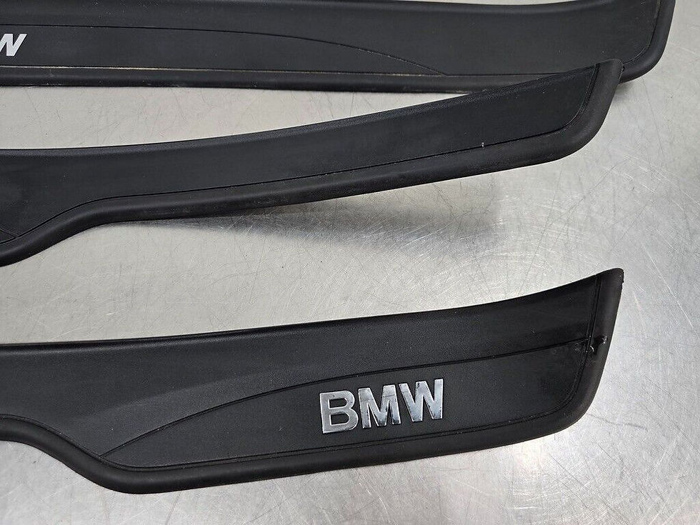 Thumbnail: BMW E90 3 SERIES SEDAN FRONT & REAR DOOR SILL SCUFF TRIM PANEL COVER SET OEM ✅