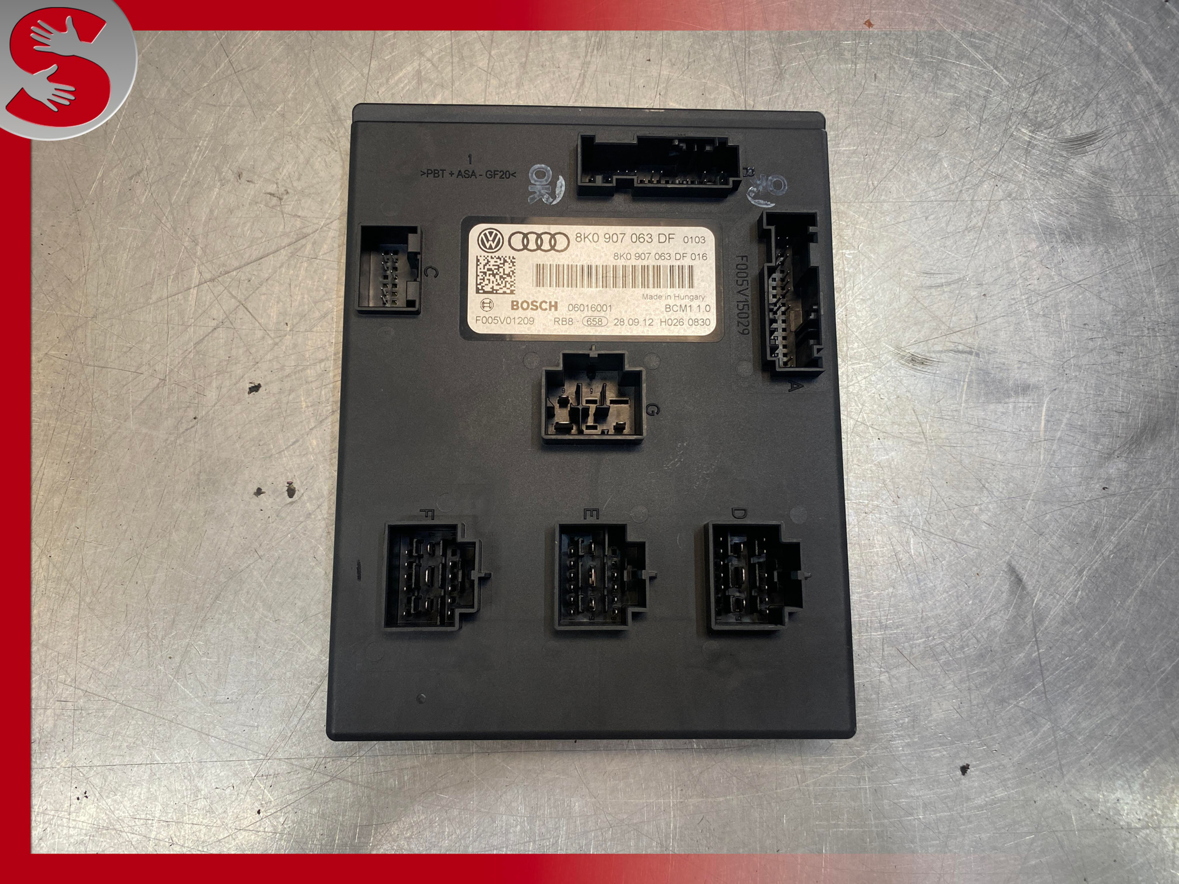 13-17 AUDI A4 Onboard Supply Control Module OEM #8K0907063DF